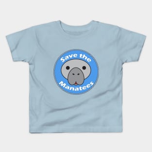 Save the Manatees Kids T-Shirt